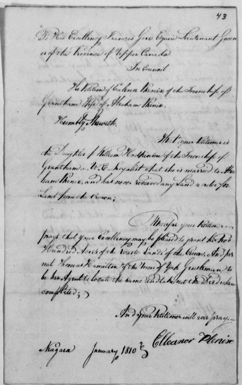 SHAW AND MILSTED GENEALOGY - Land Petitions/Grants